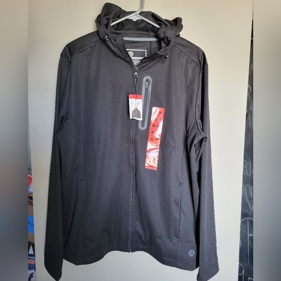 NEW- Mondetta Men's Black Performance Jacket,  Size Medium - Picture 2 of 6